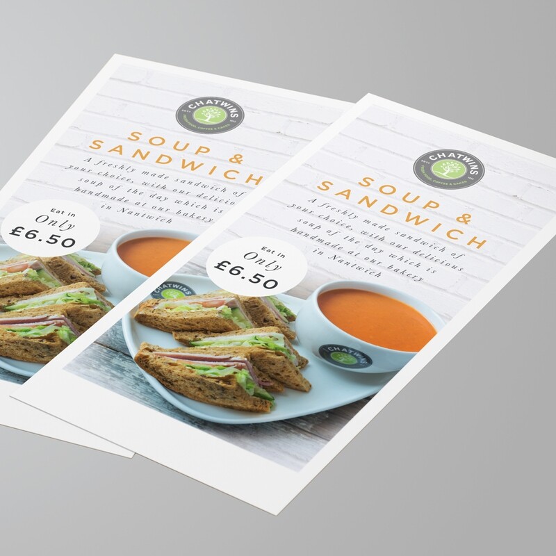 DL 250gsm Silk Flyers