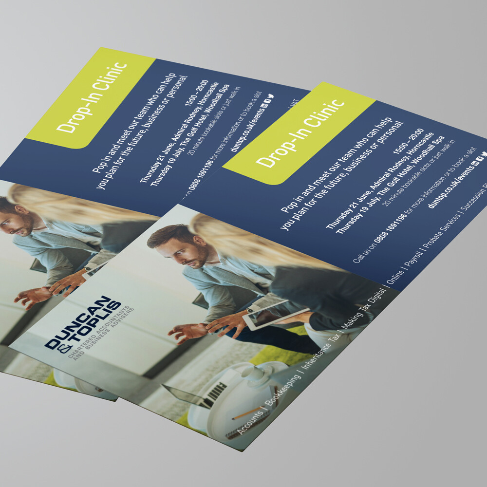 DL 160gsm Uncoated Flyers