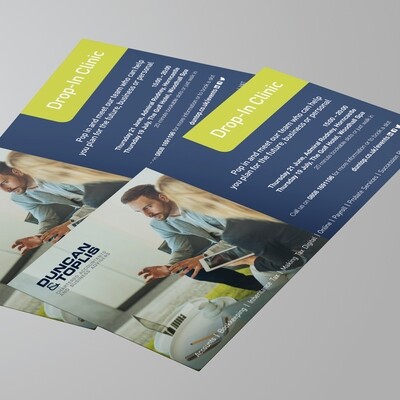 DL 160gsm Uncoated Flyers