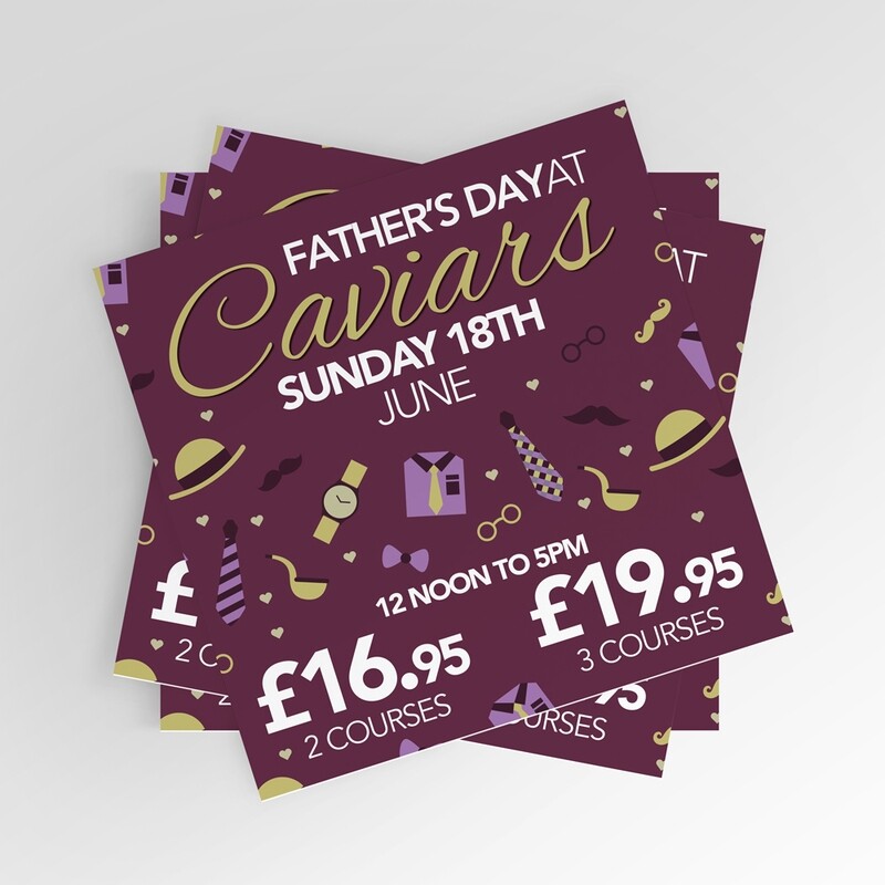 210x210mm 250gsm Silk Flyers