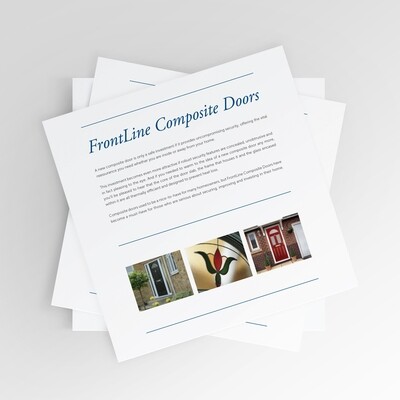 210x210mm 120gsm Uncoated Flyers