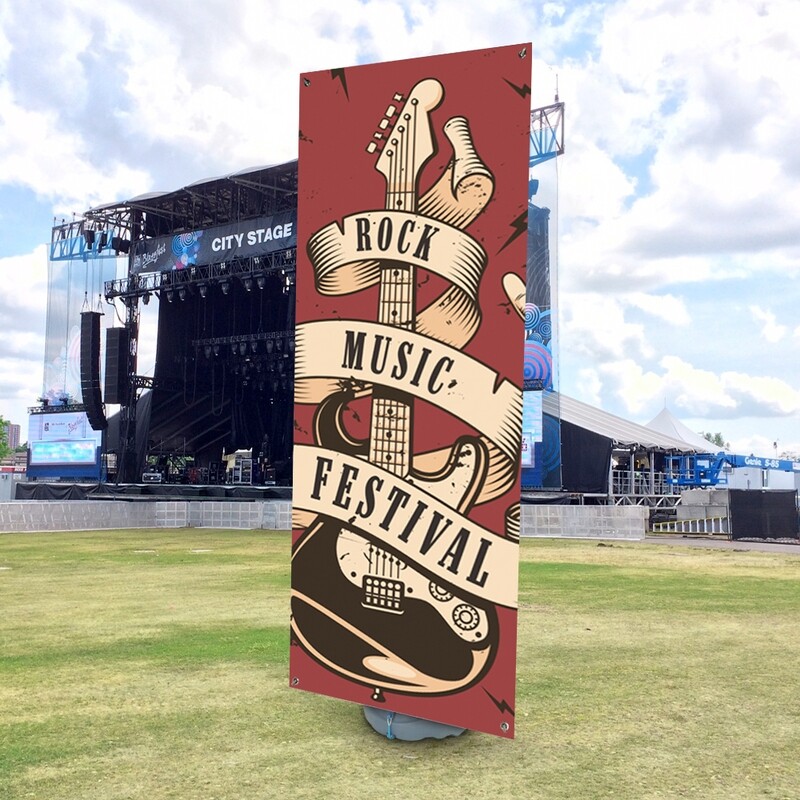 Outdoor Banner Stand