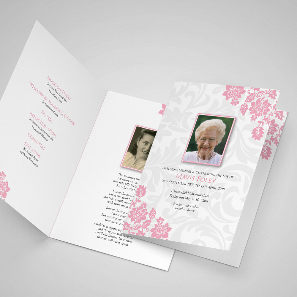 350gsm Uncoated Order of Service