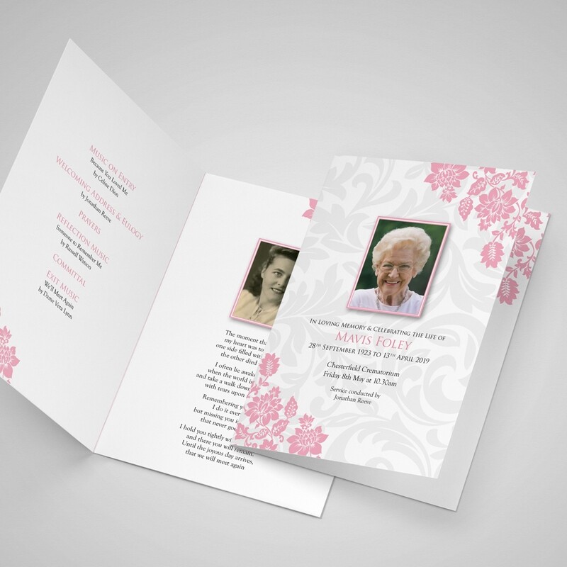 350gsm Silk Order of Service