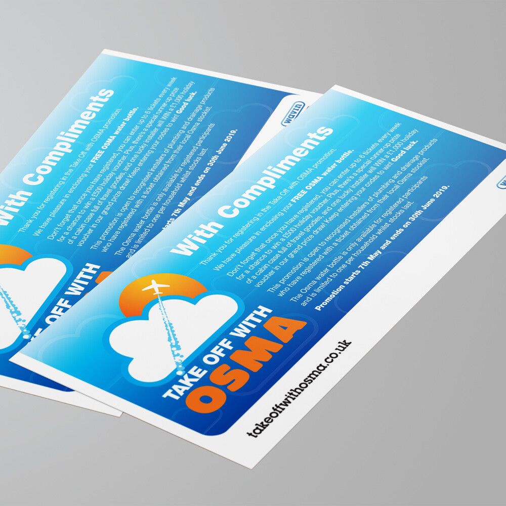 DL 350gsm Uncoated Flyers