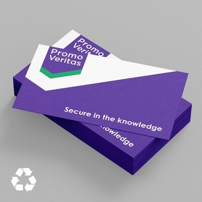 100% Recycled Business Cards
