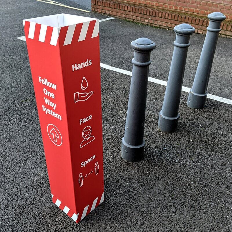 Square Bollard Covers