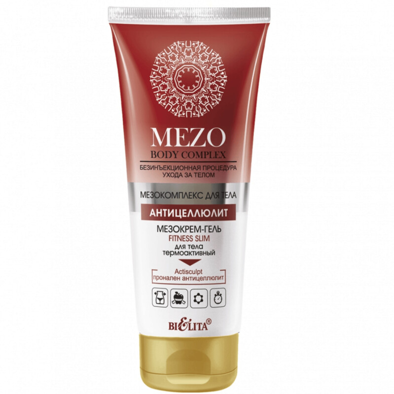 MezoBody Complex CREMA-GEL FITNESS  para cuerpo con efecto de calor, 200 ml.