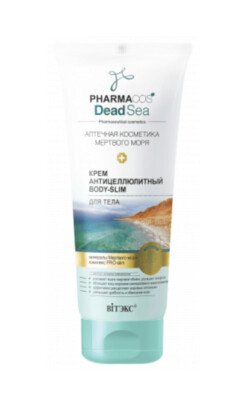 PharmaCos Dead Sea. Mar Muerto. Crema Anticelulítica Corporal, 200ml.