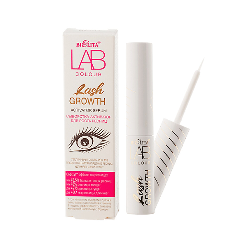 LAB LASH GROWTH Serum Activador de  Crecimiento de Pestañas,  4ml