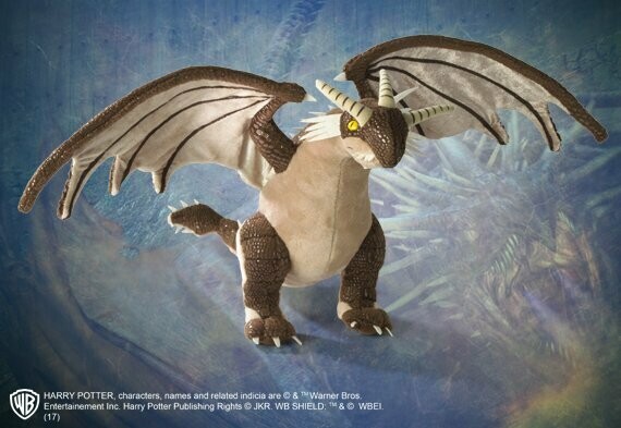 PELUCHE DRAGON HUNGARO COLA CUERNO HARRY POTTER DESCATALOGADO NOBLE COLLECTION