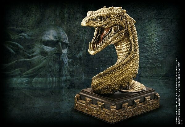 SUJETALIBROS BASILISCO HARRY POTTER NOBLE COLLECTION