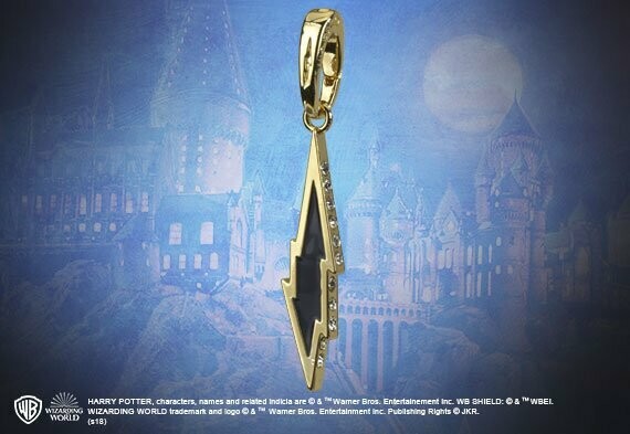 COLGANTE LIGHTNING BOLT LUMOS  HARRY POTTER NOBLE COLLECTION