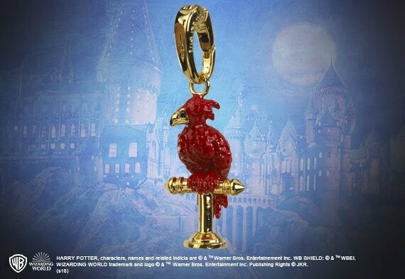 COLGANTE FAWKES THE PHOENIX LUMOS HARRY POTTER NOBLE COLLECTION
