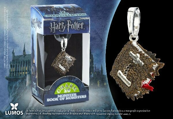 COLGANTE MONSTER BOOK OF MONSTERS  LUMOS  HARRY POTTER NOBLE COLLECTION