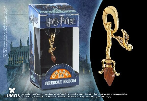 COLGANTE FIREBOLT LUMOS HARRY POTTER NOBLE COLLECTION