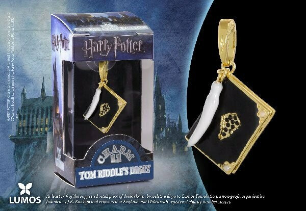 COLGANTE DIARIO TOM MARVOLO RIDDLE LUMOS HARRY POTTER NOBLE COLLECTION