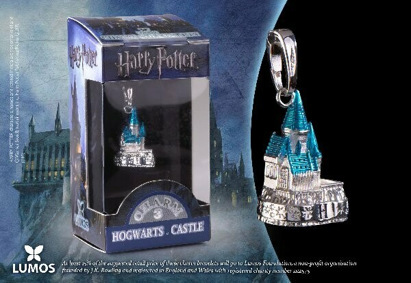 COLGANTE HOGWARTS PLATEADO LUMOS HARRY POTTER NOBLE COLLECTION