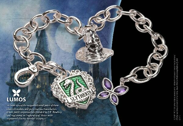 PULSERA SLYTHERIN LUMOS HARRY POTTER NOBLE COLLECTION