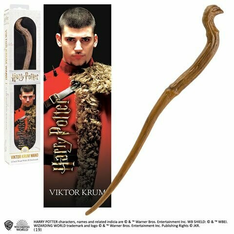 VARITA VIKTOR KRUM & MARCAPAGINAS HARRY POTTER NOBLE COLLECTION