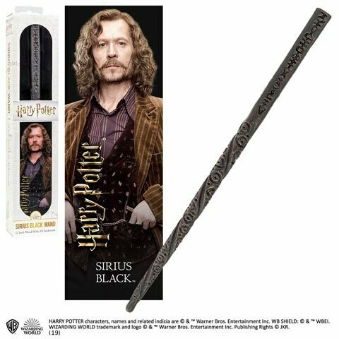 VARITA SIRIUS BLACK & MARCAPAGINAS HARRY POTTER NOBLE COLLECTION