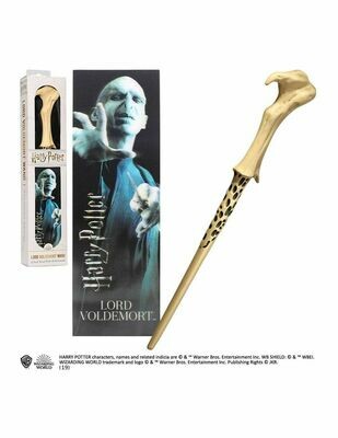 VARITA LORD VOLDEMORT & MARCAPAGINAS HARRY POTTER NOBLE COLLECTION