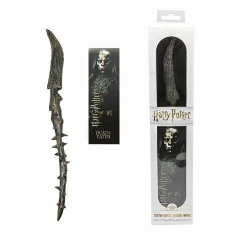 VARITA MORTIFAGO DEATH EATER & MARCAPAGINAS HARRY POTTER NOBLE COLLECTION