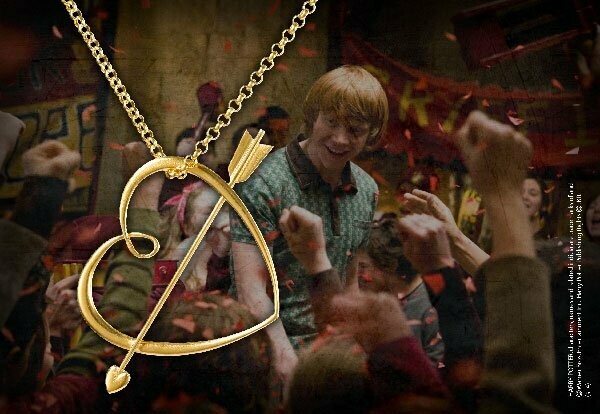 REPLICA COLLAR CORAZON RON WEASLEY NOBLE COLLECTION