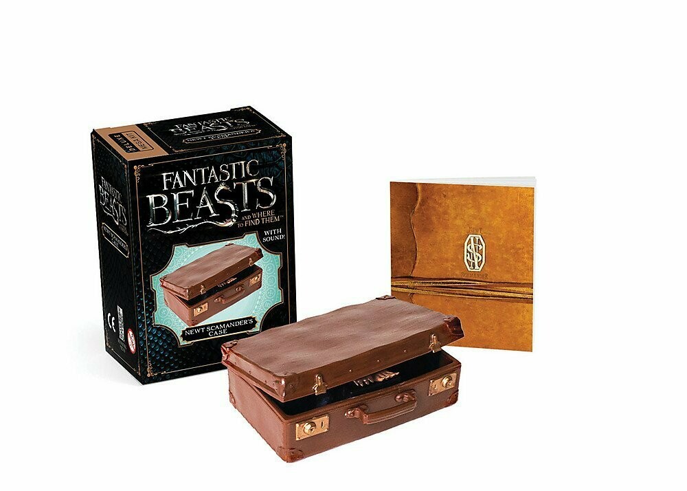 MALETIN MINIATURA  NEWT SCAMANDER CON NIFFLER ANIMALES FANTASTICOS