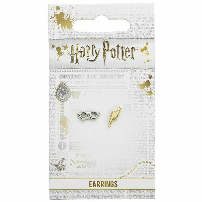 PENDIENTES GAFAS Y RAYOS HARRY POTTER THE CARAT SHOP