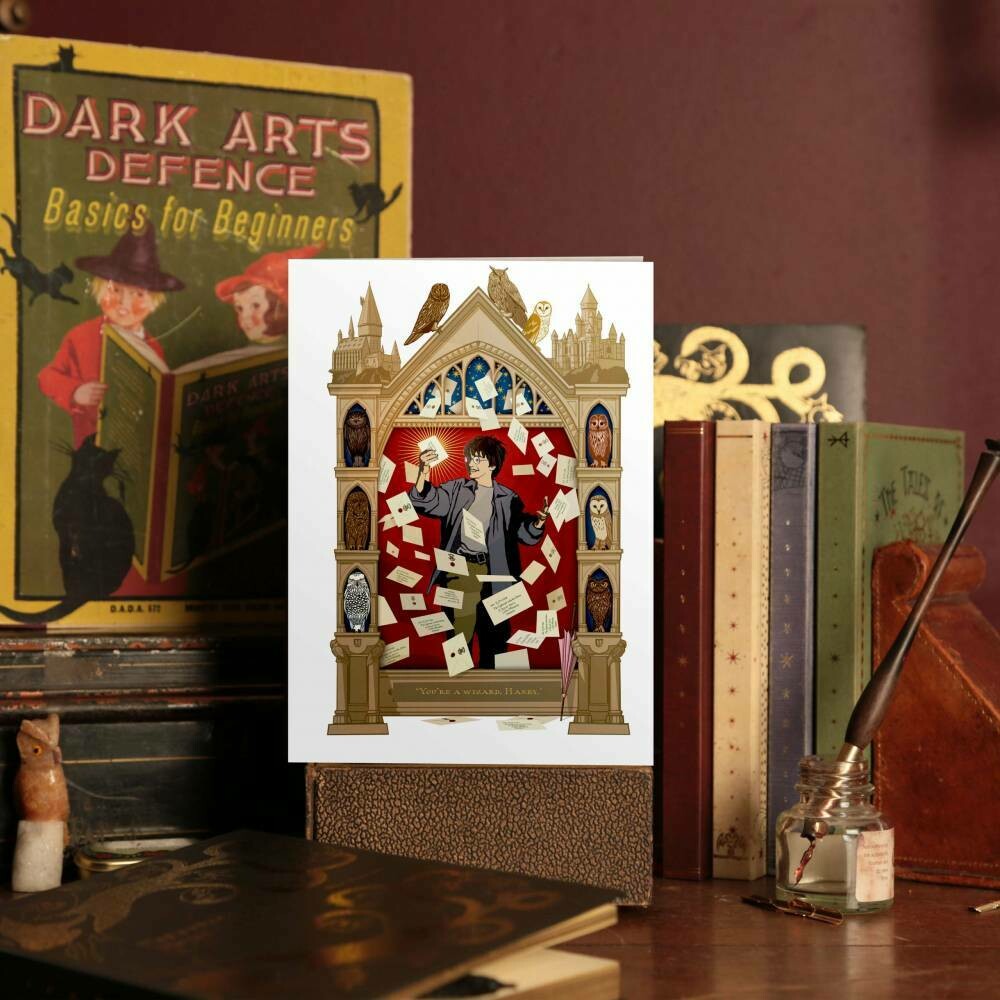 POSTAL YOU ARE A WIZARD MINALIMA HARRY POTTER
