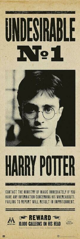 POSTER PUERTA UNDESIRABLE Nº1 HARRY POTTER