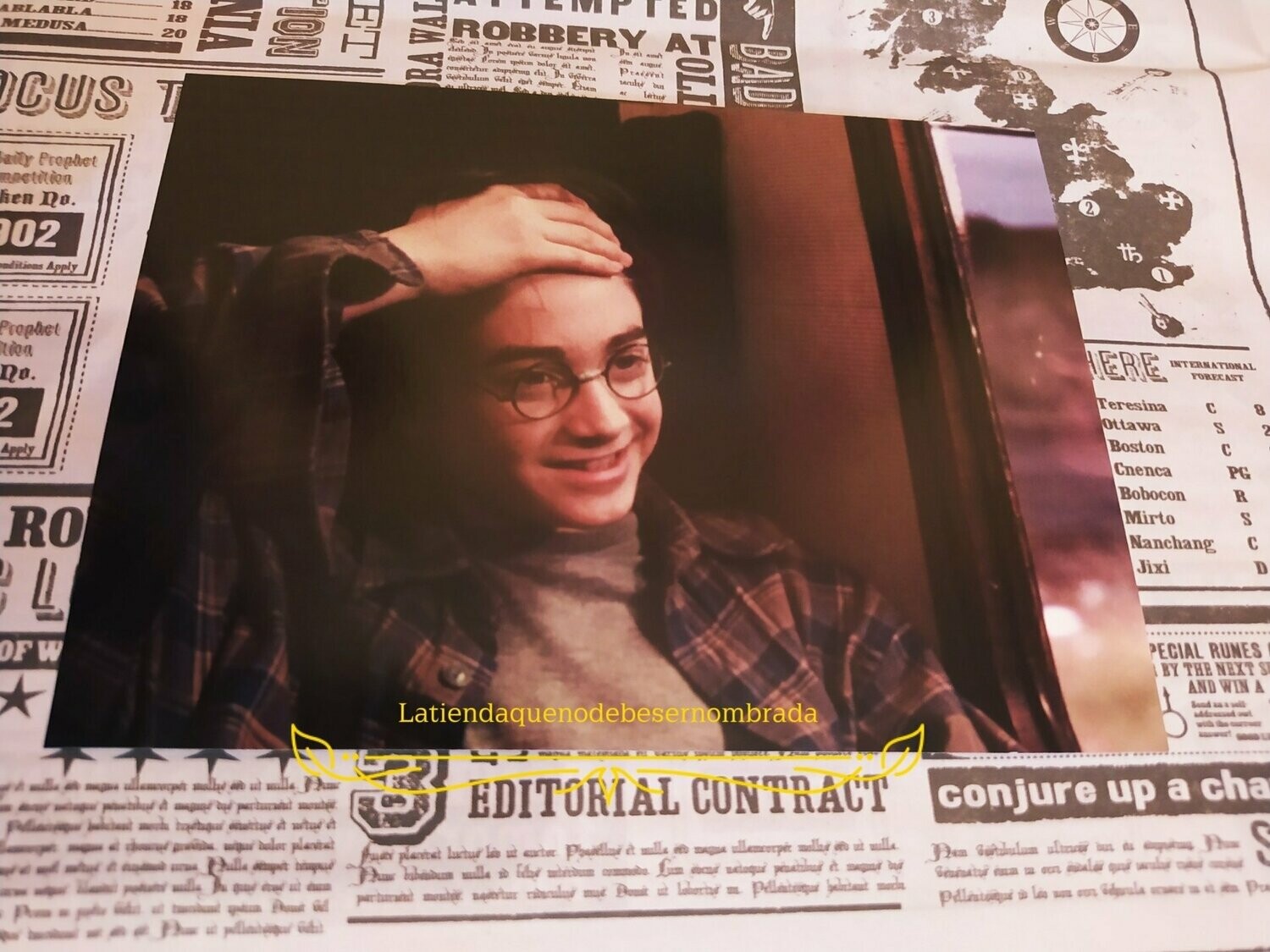 POSTAL RAYO HARRY POTTER