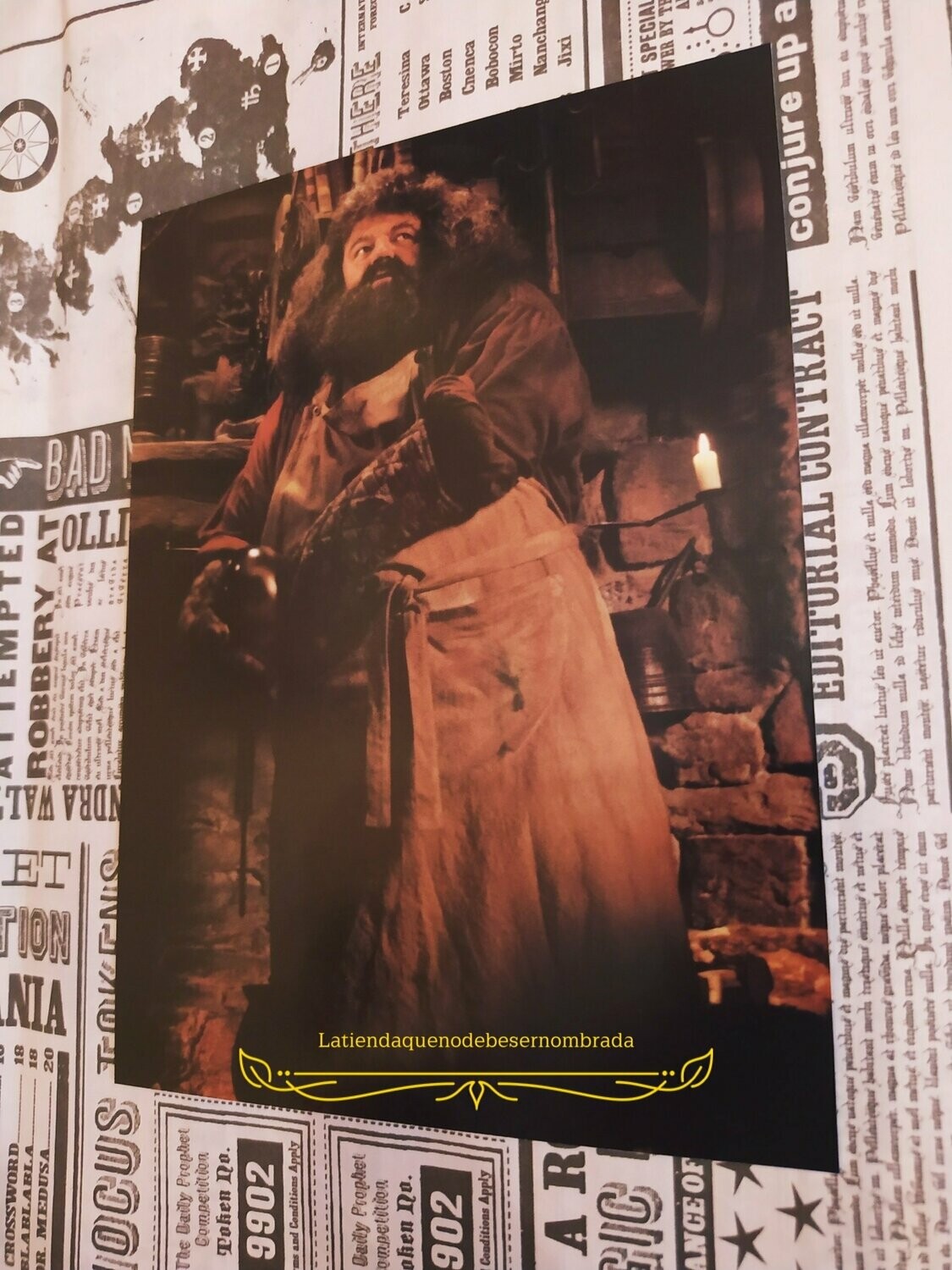 POSTAL RUBEUS HAGRID HARRY POTTER