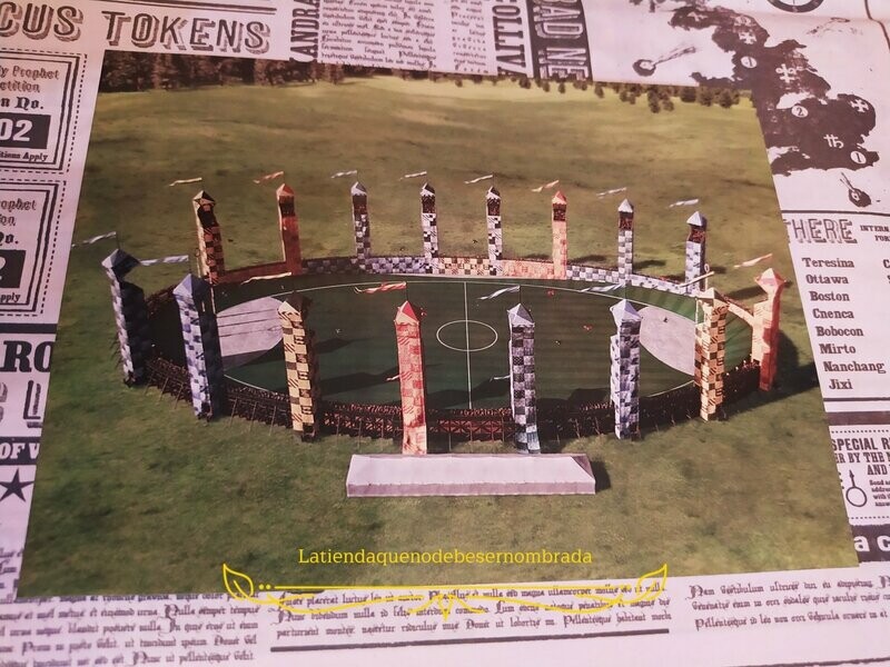 POSTAL CAMPO DE QUIDDITCH HARRY POTTER