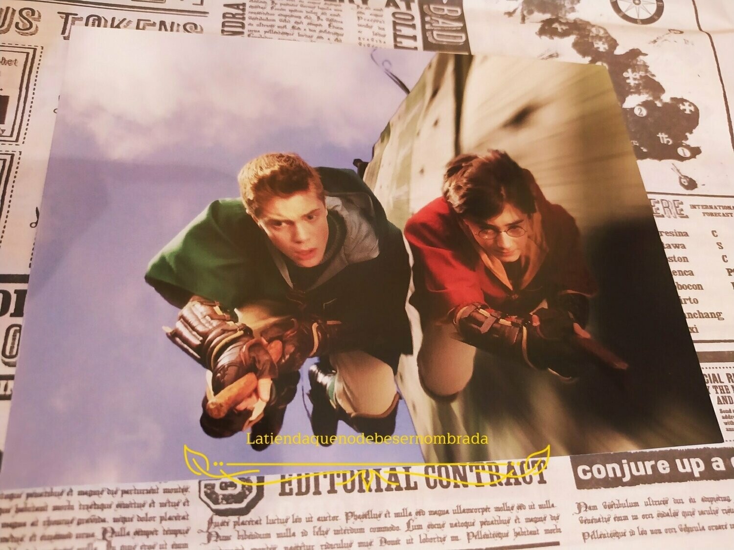 POSTAL PARTIDO DE QUIDDITCH HARRY POTTER