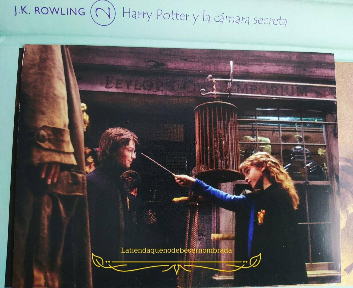 POSTAL HARRY POTTER CON HERMIONE GRANGER