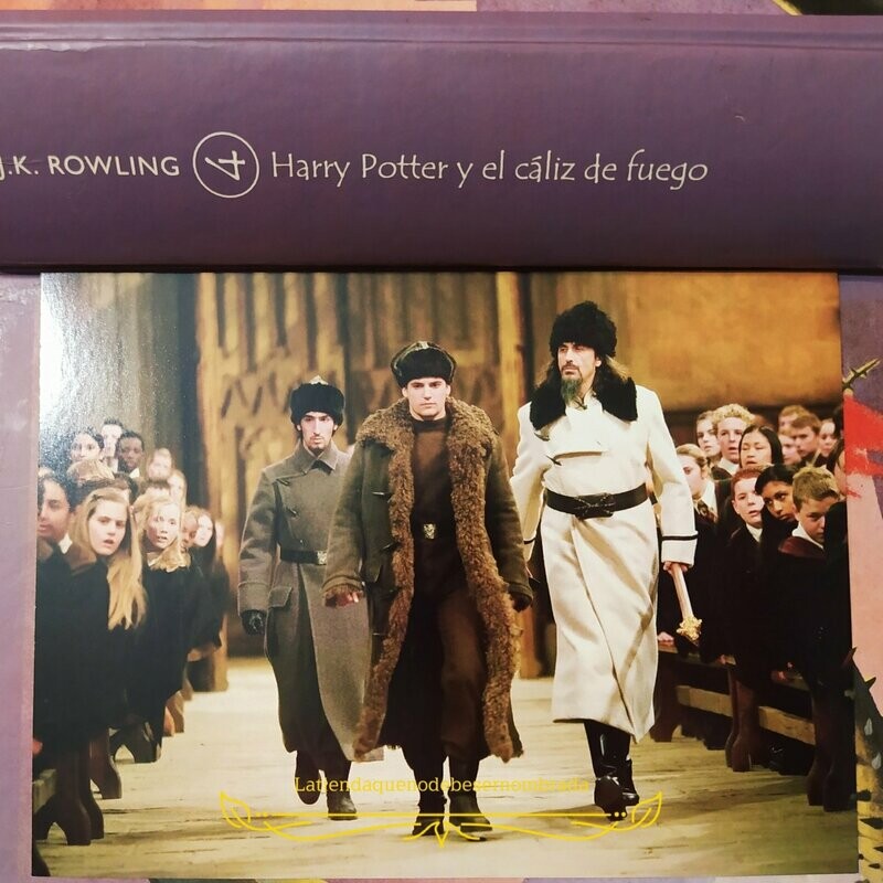 POSTAL VIKTOR KRUM HARRY POTTER