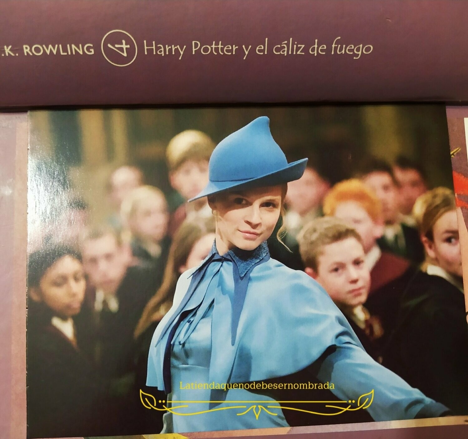 POSTAL FLEUR DELACOUR HARRY POTTER