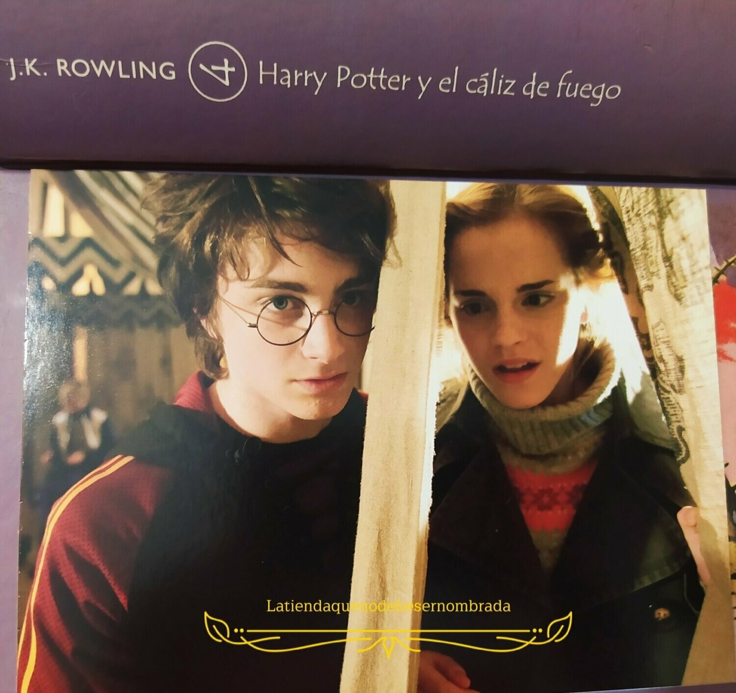 POSTAL HARRY POTTER CON HERMIONE GRANGER