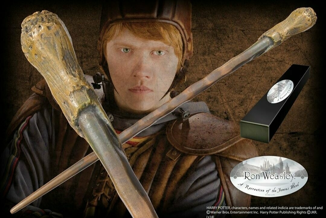 VARITA RON WEASLEY C/PINZA HARRY POTTER NOBLE COLLECTION