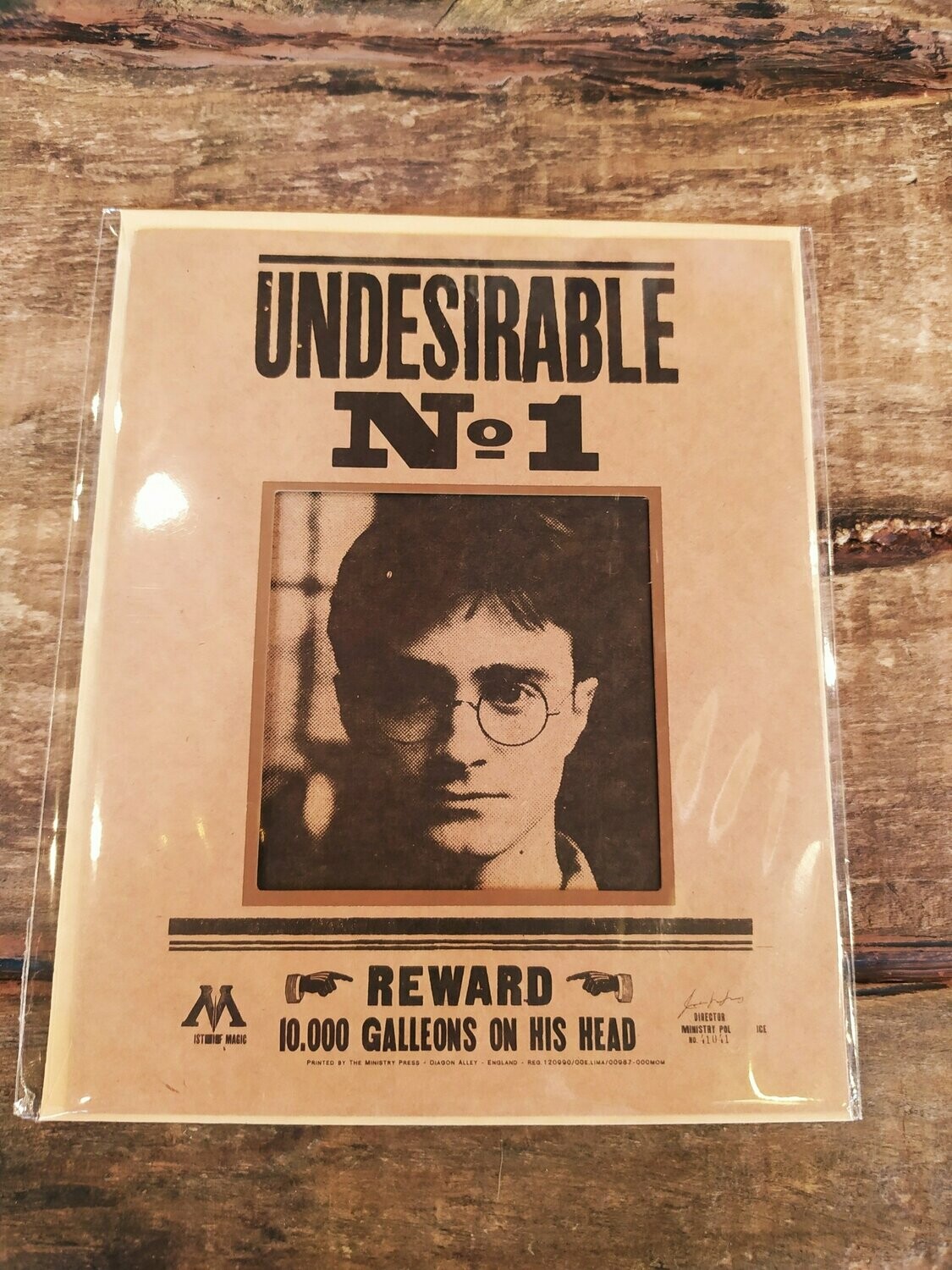 POSTAL UNDESIRABLE HARRY POTTER