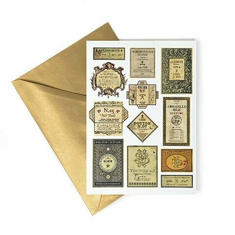 POSTAL POTIONS LABELS HARRY POTTER MINALIMA