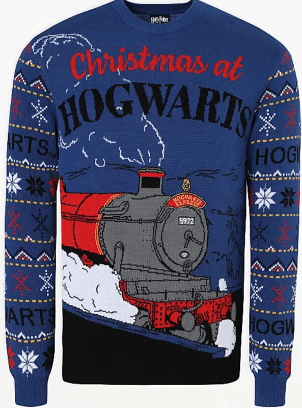 JERSEY NAVIDEÑO CHRISTMAS AT HOGWARTS TALLA:L HARRY POTTER