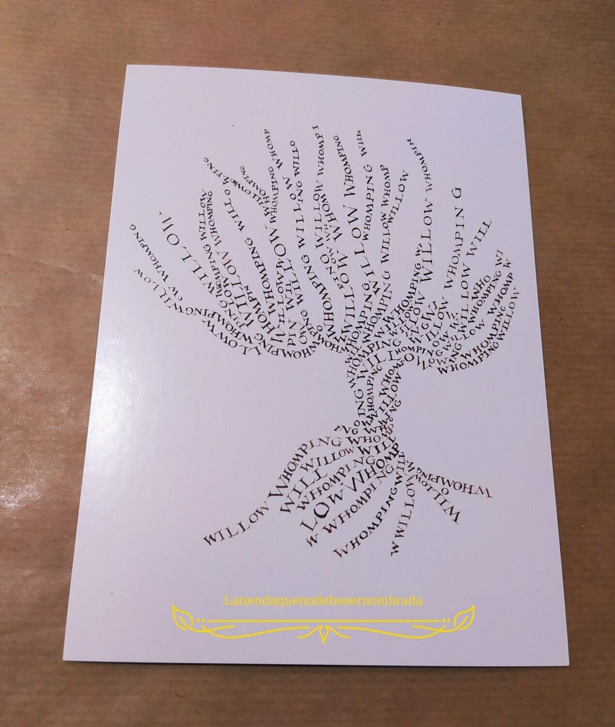 POSTAL WILLOW WHOMPING HARRY POTTER MINALIMA