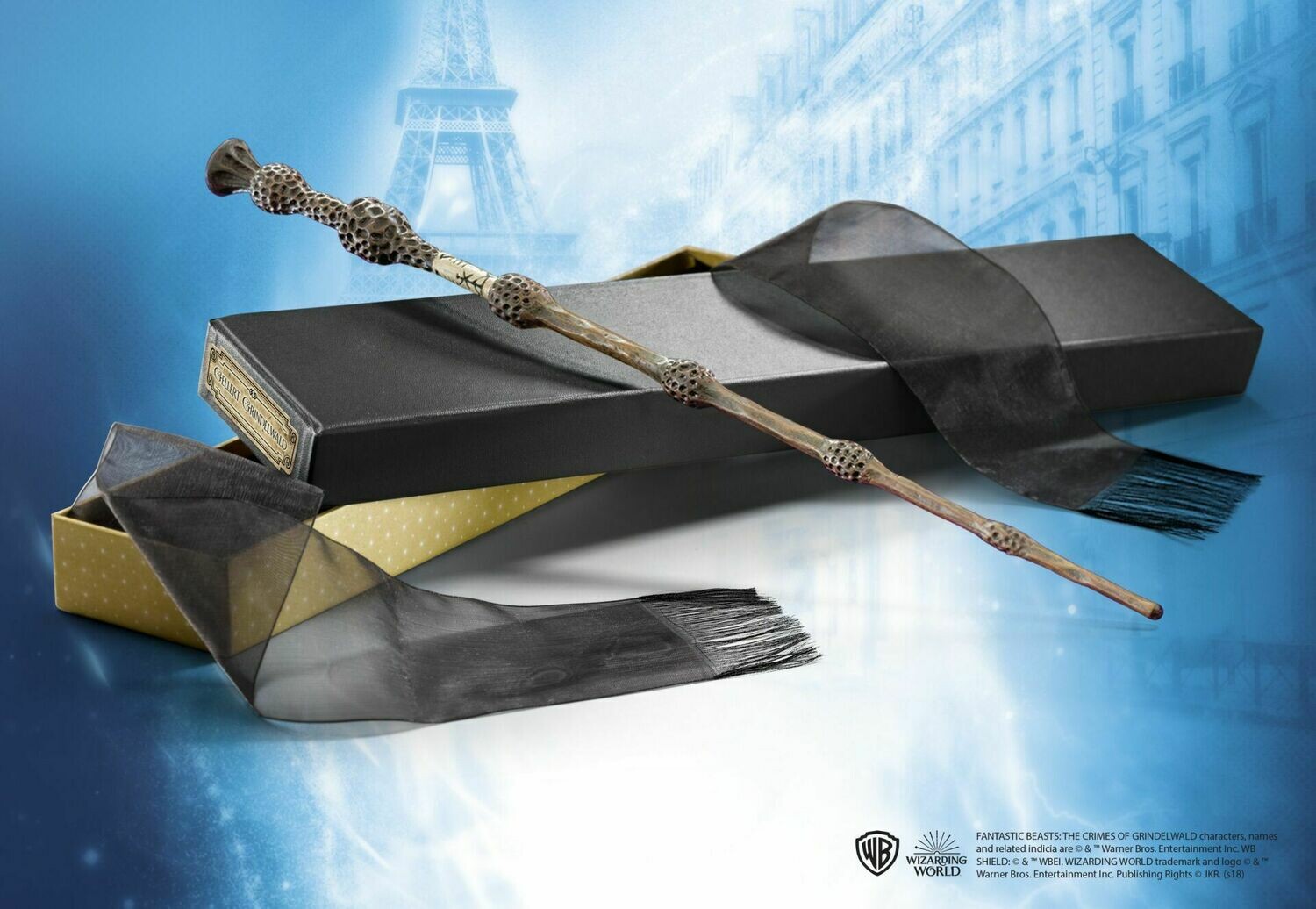 VARITA GELLERT GRINDELWALD ANIMALES FANTASTICOS OLLIVANDERS NOBLE COLLECTION