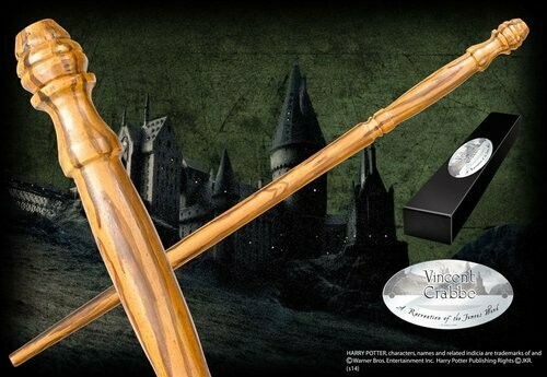 VARITA VINCENT CRABBE C/PINZA HARRY POTTER NOBLE COLLECTION