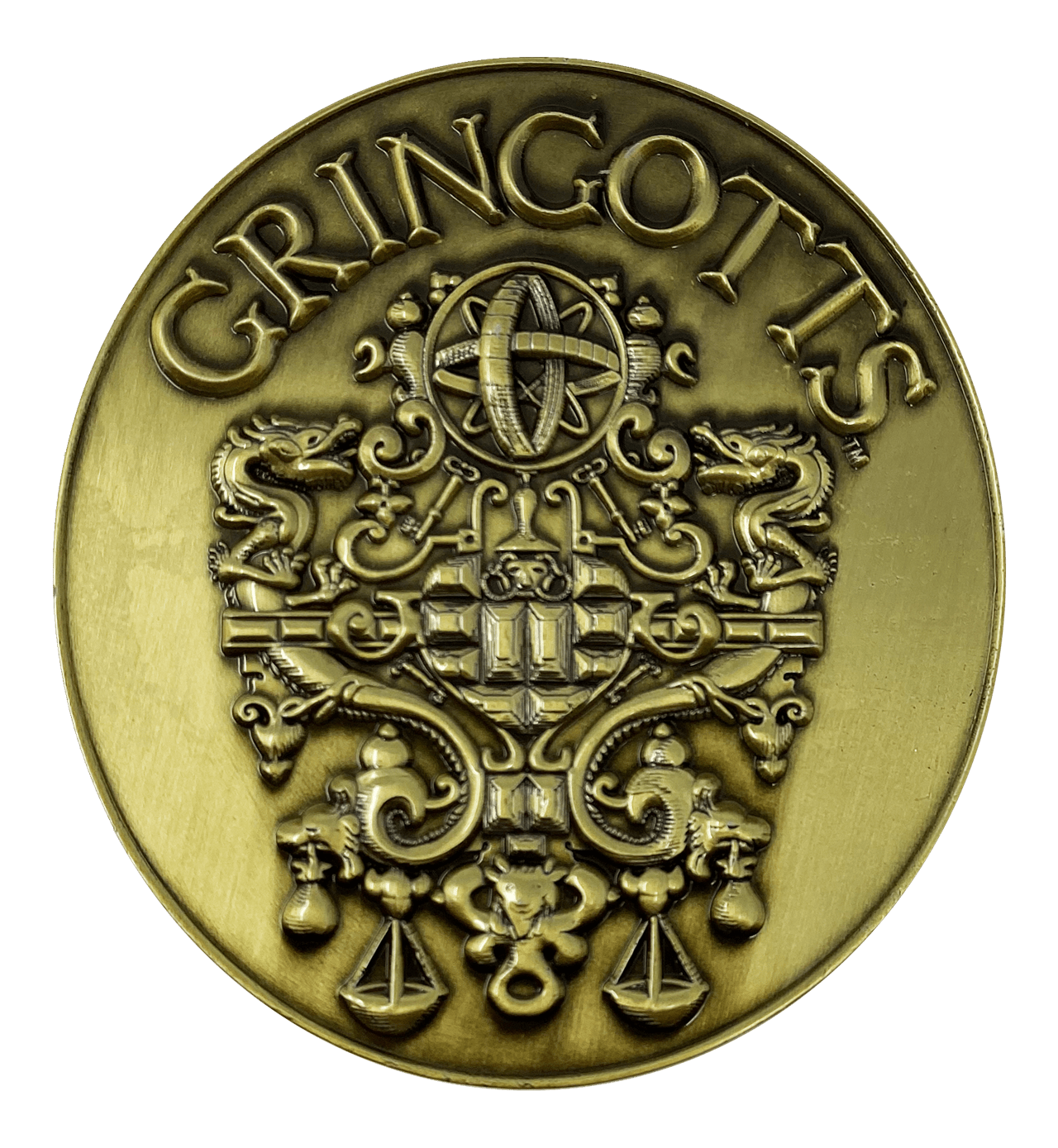 REPLICA MEDALLON BANCO GRINGOTTS HARRY POTTER LIMITED EDITION