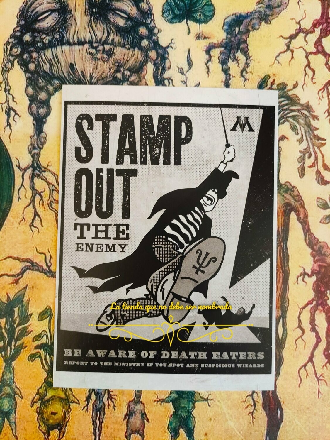 POSTAL STAMP OUT THE ENEMY HARRY POTTER MINALIMA