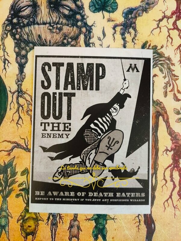 POSTAL STAMP OUT THE ENEMY HARRY POTTER MINALIMA